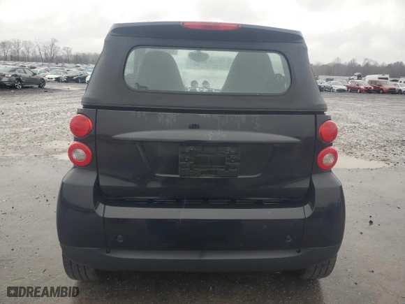 2009 Smart fortwo Passion with VIN WMEEK31X59K270597, listed as a Copart auction lot 43187955 with 67,842 mi miles and Clean Title. Bid and sale history available at carsss.com. Image 6.