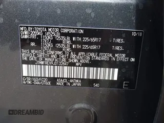 2018 Toyota RAV4 XLE z VIN JTMWFREV9JD132847, wystawiony jako IAAI lot #42108442 z przebiegiem 59 763 mil mil oraz . Historia ofert i sprzedaży dostępna na DreamBid. Obrazek 9.