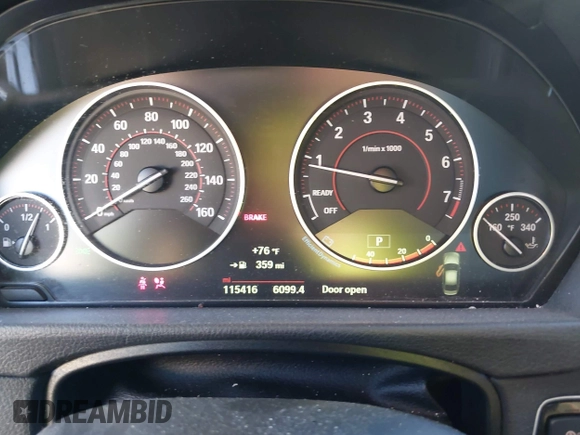 2015 BMW 3 Series 328i xDrive with VIN WBA3B3G56FNT68685, listed as a IAAI auction lot 42516990 with 115,416 mi miles and . Bid and sale history available at DreamBid. Image 7.