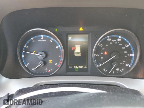 2017 Toyota RAV4 LE with VIN 2T3BFREV0HW555151, listed as a Copart auction lot 45667265 with 182,481 mi miles and Salvage Title. Bid and sale history available at DreamBid. Image 9.