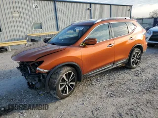 2019 Nissan Rogue SL with VIN 5N1AT2MV4KC711923, listed as a Copart auction lot 45380025 with 102,737 mi miles and Salvage Title. Bid and sale history available at carsss.com. Image 1.