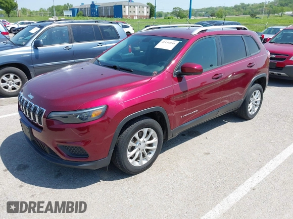 2020 Jeep Cherokee Latitude with VIN 1C4PJLCB4LD615142, listed as a IAAI auction lot 42116038 with 52,250 mi miles and . Bid and sale history available at DreamBid. Image 17.