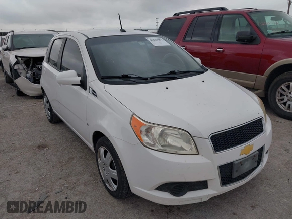 2009 Chevrolet Aveo 1LT with VIN KL1TD66E89B649285, listed as a IAAI auction lot 42127053 with 332,180 mi miles and . Bid and sale history available at DreamBid. Image 6.