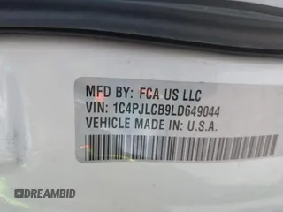 2020 Jeep Cherokee Latitude with VIN 1C4PJLCB9LD649044, listed as a IAAI auction lot 42314513 with 86,458 mi miles and . Bid and sale history available at DreamBid. Image 9.