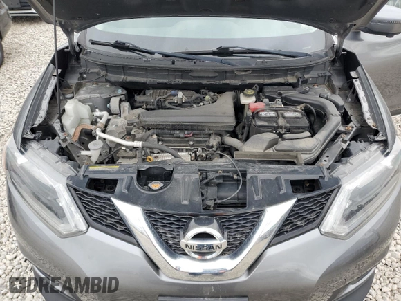2016 Nissan Rogue S with VIN JN8AT2MV9GW152478, listed as a Copart auction lot 52906875 with 121,278 mi miles and Salvage Title. Bid and sale history available at carsss.com. Image 12.