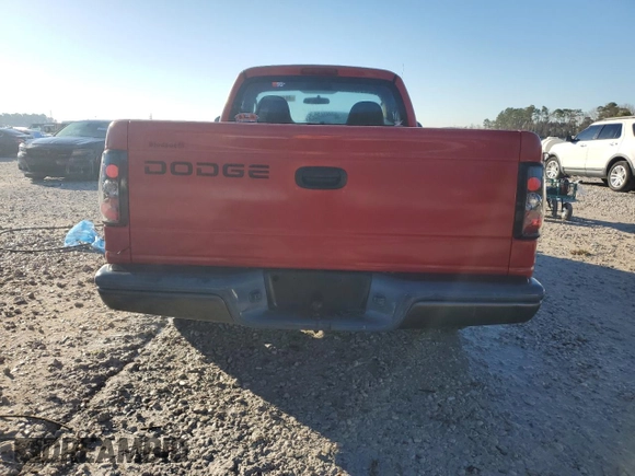 2002 Dodge Dakota with VIN 1B7FL16X42S720579, listed as a Copart auction lot 88160015 with 164,279 mi miles and Salvage Title. Bid and sale history available at carsss.com. Image 6.