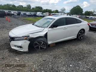 2020 Honda Accord Sport with VIN 1HGCV2F36LA025240, listed as a Copart auction lot 58564985 with 52,954 mi miles and Salvage title. Bid and sale history available at DreamBid. Image 1.