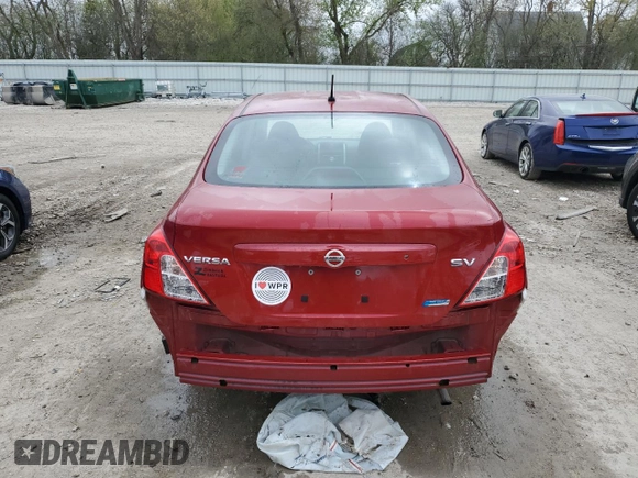 2012 Nissan Versa SV with VIN 3N1CN7AP5CL890900, listed as a Copart auction lot 55446645 with 79,429 mi miles and Non repairable. Bid and sale history available at DreamBid. Image 6.