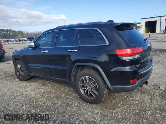 2017 Jeep Grand Cherokee Limited with VIN 1C4RJEBG6HC887805, listed as a Copart auction lot 86805114 with 198,670 mi miles and Salvage Title. Bid and sale history available at carsss.com. Image 2.