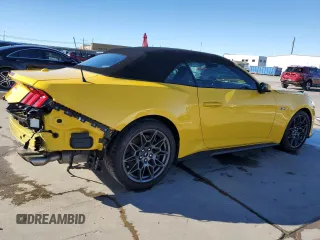 2024 Ford Mustang GT Premium с VIN 1FAGP8FFXR5110046, выставлен на аукционе Copart как лот 41424855 с пробегом 4 131 миль миль и Списание • Salvage title. История ставок и продаж доступна на DreamBid. Изображение 3.