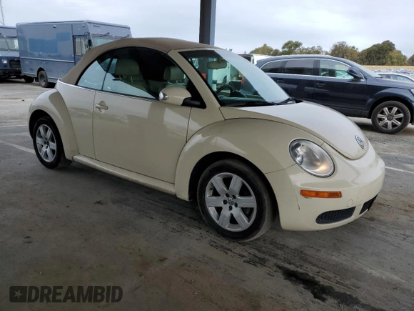 2007 Volkswagen Beetle with VIN 3VWRG31Y47M409230, listed as a Copart auction lot 47407585 with 190,944 mi miles and Clean title. Bid and sale history available at DreamBid. Image 4.