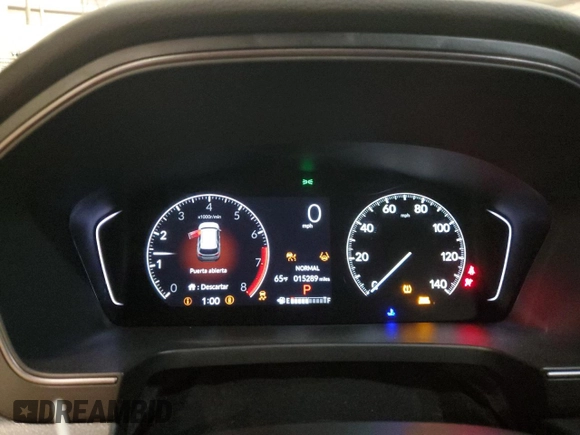 2025 Honda Pilot TrailSport with VIN 5FNYG1H64SB054791, listed as a Copart auction lot 53564105 with 15,289 mi miles and Non repairable. Bid and sale history available at DreamBid. Image 9.