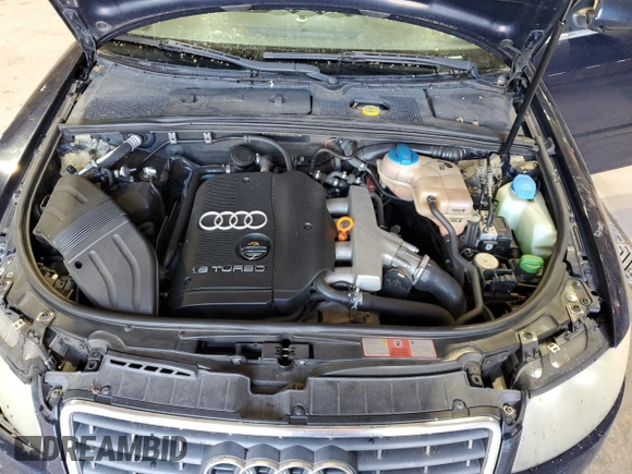 2005 Audi A4 1.8T with VIN WAUAC48H85K009633, listed as a Copart auction lot 85316874 with 97,936 mi miles and Salvage Title. Bid and sale history available at carsss.com. Image 11.