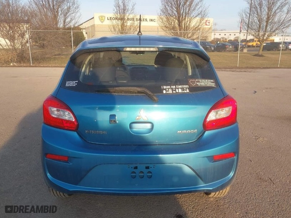 2018 Mitsubishi Mirage ES with VIN ML32A3HJ7JH000832, listed as a IAAI auction lot 41767402 with 75,857 mi miles. Bid and sale history available at carsss.com. Image 16.