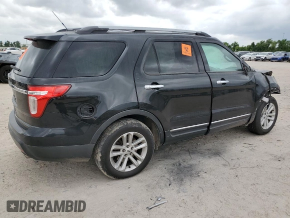 2013 Ford Explorer XLT with VIN 1FM5K7D88DGA05948, listed as a Copart auction lot 55023045 with Not Provided miles and Salvage Title. Bid and sale history available at DreamBid. Image 3.