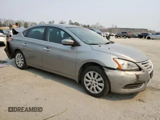 2013 Nissan Sentra S with VIN 3N1AB7AP7DL755175, listed as a Copart auction lot 50788075 with 121,829 mi miles and Salvage Title. Bid and sale history available at DreamBid. Image 4.