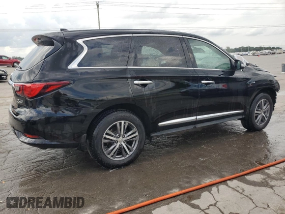 2020 Infiniti QX60 Luxe with VIN 5N1DL0MM8LC513422, listed as a Copart auction lot 63602605 with 94,044 mi miles and Salvage title. Bid and sale history available at DreamBid. Image 3.