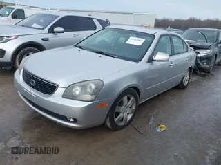 2007 Kia Optima EX with VIN KNAGE124875157565, listed as a IAAI auction lot 41553065 with 189,258 mi miles. Bid and sale history available at carsss.com. Image 2.