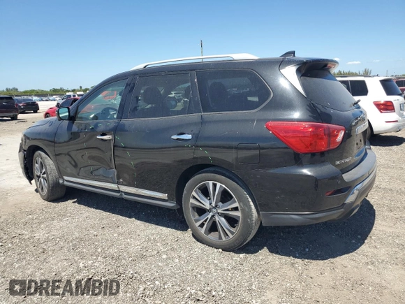 2020 Nissan Pathfinder Platinum with VIN 5N1DR2DN2LC590371, listed as a Copart auction lot 49660975 with 58,598 mi miles and Salvage title. Bid and sale history available at DreamBid. Image 2.