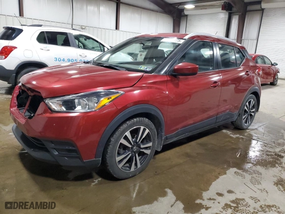2018 Nissan Kicks SV with VIN 3N1CP5CU5JL538186, listed as a Copart auction lot 50933475 with 122,066 mi miles and Salvage Title. Bid and sale history available at carsss.com. Image 1.