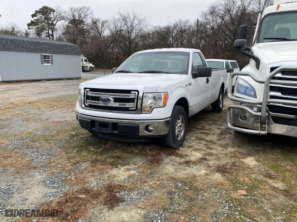 2014 Ford F-150 XL with VIN 1FTNF1CF7EKE17816, listed as a IAAI auction lot 41527762 with 196,338 mi miles. Bid and sale history available at carsss.com. Image 2.