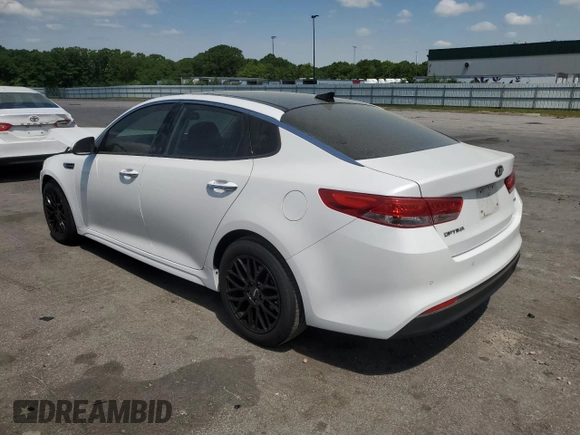 2017 Kia Optima EX with VIN 5XXGU4L36HG169692, listed as a Copart auction lot 57437784 with 87,743 mi miles and Salvage Title. Bid and sale history available at carsss.com. Image 2.