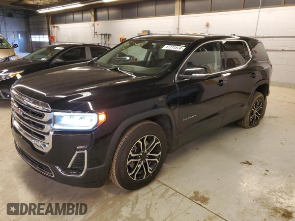 2020 GMC Acadia SLE with VIN 1GKKNKLSXLZ190137, listed as a Copart auction lot 47271874 with 75,192 mi miles and Salvage Title. Bid and sale history available at carsss.com. Image 1.