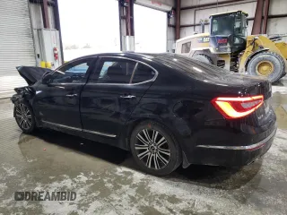 2015 Kia Cadenza Premium with VIN KNALN4D77F5177179, listed as a Copart auction lot 45297215 with 170,043 mi miles and Salvage Title. Bid and sale history available at carsss.com. Image 2.