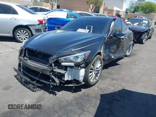 2021 Infiniti Q50 Luxe with VIN JN1EV7BP2MM707502, listed as a IAAI auction lot 42315854 with Not provided miles and . Bid and sale history available at DreamBid. Image 17.