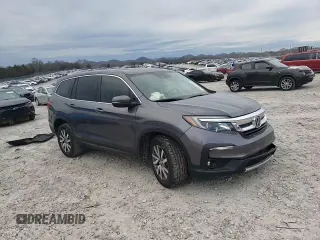 2020 Honda Pilot EX-L with VIN 5FNYF5H5XLB026092, listed as a Copart auction lot 48513935 with 69,540 mi miles and Salvage title. Bid and sale history available at DreamBid. Image 12.