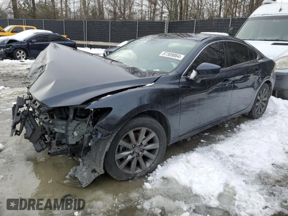 2020 Mazda 6 Sport with VIN JM1GL1UM0L1521260, listed as a Copart auction lot 87309064 with 62,143 mi miles and Salvage Title. Bid and sale history available at DreamBid. Image 1.