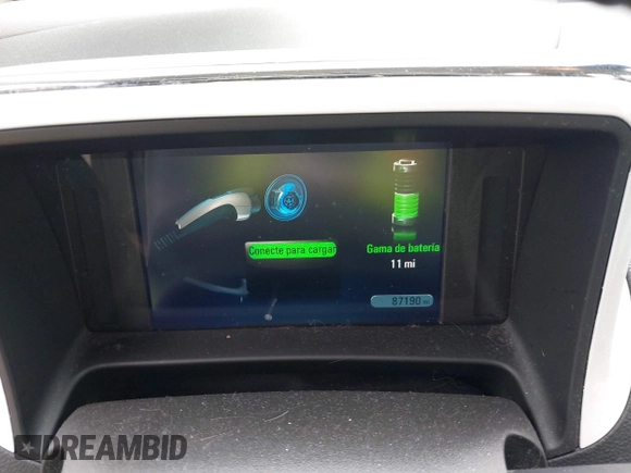 2013 Chevrolet Volt with VIN 1G1RD6E41DU116258, listed as a IAAI auction lot 42047374 with 87,190 mi miles and . Bid and sale history available at carsss.com. Image 7.