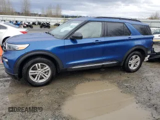 2022 Ford Explorer XLT z VIN 1FMSK8DH9NGC11807, wystawiony jako Copart lot #46702475 z przebiegiem 36 447 mil mil oraz Szkoda całkowita • Salvage title. Historia ofert i sprzedaży dostępna na DreamBid. Obrazek 1.