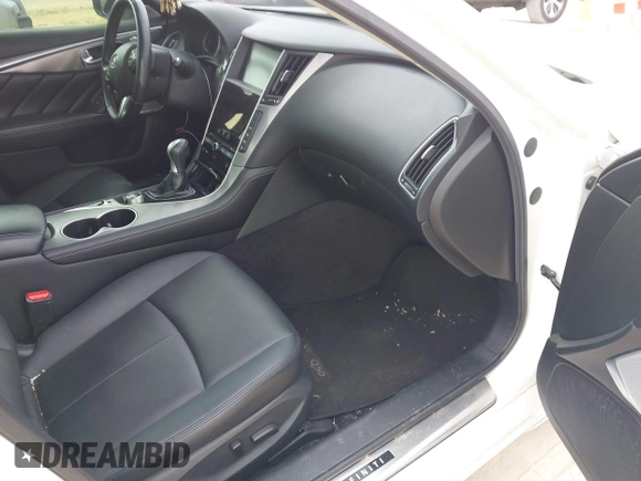 2017 Infiniti Q50 Signature Edition with VIN JN1EV7AP8HM736610, listed as a IAAI auction lot 41611812 with 59,889 mi miles and . Bid and sale history available at DreamBid. Image 5.