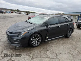 2020 Toyota Corolla SE with VIN 5YFP4RCE0LP013842, listed as a Copart auction lot 47954995 with 80,265 mi miles and Non Repairable. Bid and sale history available at carsss.com. Image 1.