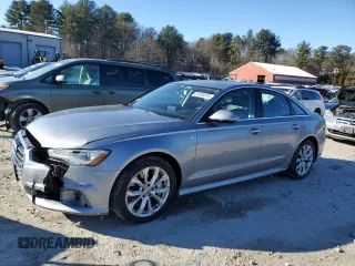 2018 Audi A6 Premium with VIN WAUF8AFC3JN016849, listed as a Copart auction lot 87695815 with 109,526 mi miles and Salvage Title. Bid and sale history available at carsss.com. Image 1.