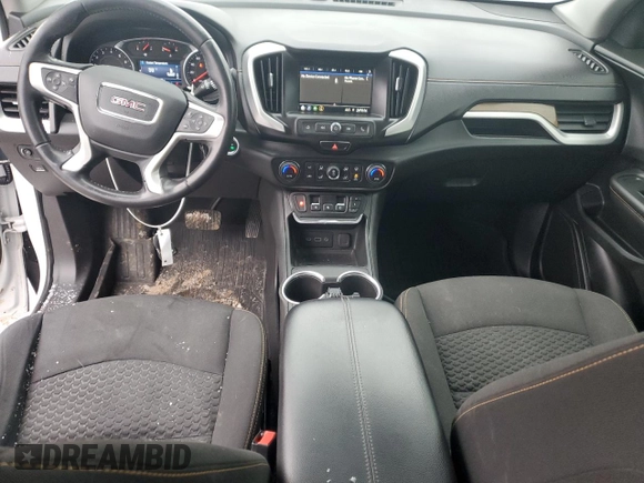 2021 GMC Terrain SLE with VIN 3GKALTEVXML369088, listed as a Copart auction lot 44967945 with 74,899 mi miles and Salvage Title. Bid and sale history available at carsss.com. Image 8.