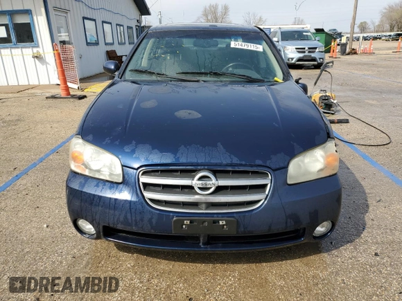 2002 Nissan Maxima GLE z VIN JN1DA31A52T301567, wystawiony jako Copart lot #51479115 z przebiegiem 122 327 mil mil oraz Szkoda całkowita • Salvage title. Historia ofert i sprzedaży dostępna na DreamBid. Obrazek 5.