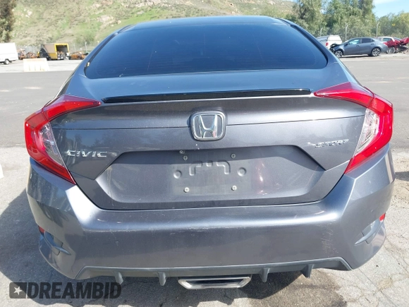 2019 Honda Civic Sedan Sport with VIN 2HGFC2F8XKH557203, listed as a IAAI auction lot 41846429 with 105,598 mi miles. Bid and sale history available at carsss.com. Image 16.