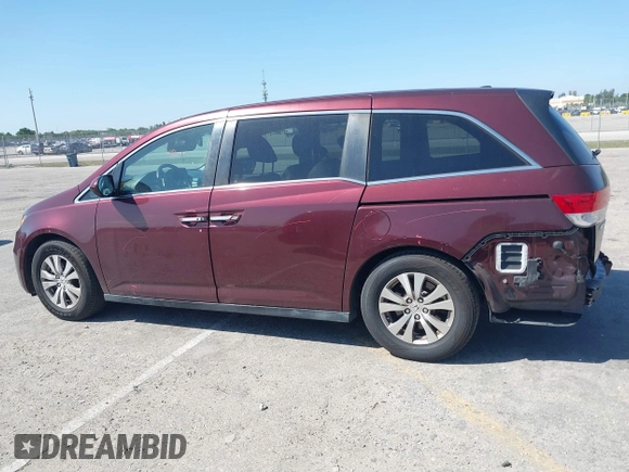 2016 Honda Odyssey EX-L with VIN 5FNRL5H66GB103391, listed as a IAAI auction lot 41824067 with 68,672 mi miles and . Bid and sale history available at DreamBid. Image 14.
