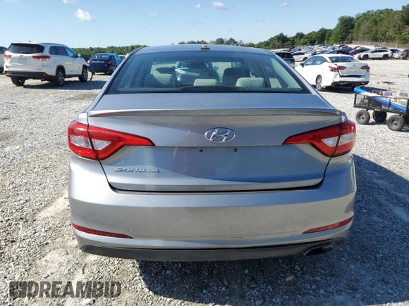 2016 Hyundai Sonata SE with VIN 5NPE24AF4GH402546, listed as a Copart auction lot 55767435 with 121,487 mi miles and Salvage Title. Bid and sale history available at carsss.com. Image 6.