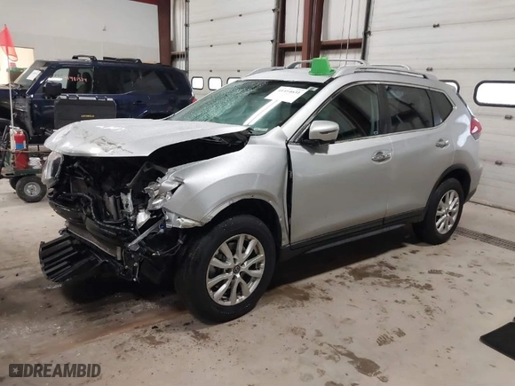 2017 Nissan Rogue S with VIN 5N1AT2MM2HC755810, listed as a IAAI auction lot 41454631 with 69666 miles. Bid and sale history available at carsss.com. Image 2.