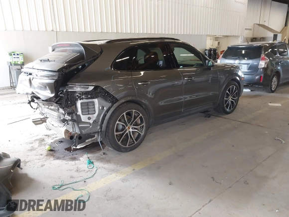 2024 Porsche Cayenne S with VIN WP1AL2AY1RDA34013, listed as a IAAI auction lot 41734007 with 9,778 mi miles and . Bid and sale history available at DreamBid. Image 4.