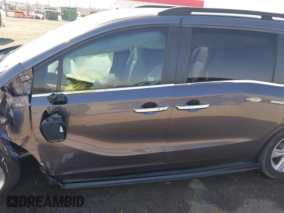 2019 Honda Odyssey EX with VIN 5FNRL6H59KB131319, listed as a IAAI auction lot 41794792 with 58,392 mi miles. Bid and sale history available at carsss.com. Image 16.