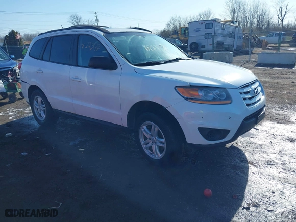 2010 Hyundai Santa Fe GLS with VIN 5NMSG3AB2AH393670, listed as a IAAI auction lot 41822377 with 166,522 mi miles. Bid and sale history available at carsss.com. Image 1.