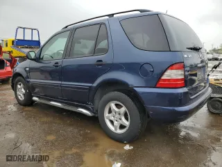 2001 Mercedes-Benz M-Class with VIN 4JGAB54E11A264157, listed as a Copart auction lot 49268055 with 135,834 mi miles and Clean Title. Bid and sale history available at carsss.com. Image 2.