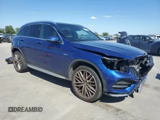 2020 Mercedes-Benz GLC with VIN WDC0G6EB7LF727642, listed as a Copart auction lot 73392554 with 31,585 mi miles and Salvage Title. Bid and sale history available at carsss.com. Image 4.