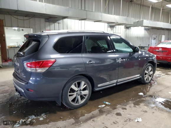 2014 Nissan Pathfinder Platinum with VIN 5N1AR2MM1EC707936, listed as a Copart auction lot 49162865 with 219,058 mi miles and Clean Title. Bid and sale history available at carsss.com. Image 3.