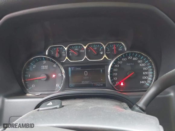 2016 Chevrolet Silverado 1500 LT with VIN 3GCUKREC6GG286204, listed as a IAAI auction lot 41353727 with 304,501 mi miles. Bid and sale history available at carsss.com. Image 7.