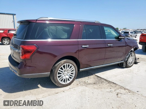 2024 Ford Expedition Max Limited with VIN 1FMJK1K81REB14849, listed as a Copart auction lot 51777455 with 1,088 mi miles and Salvage title. Bid and sale history available at DreamBid. Image 3.